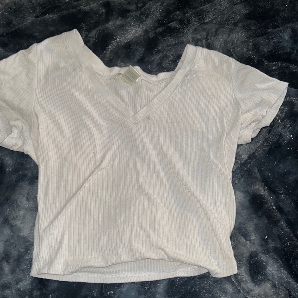 White crop top